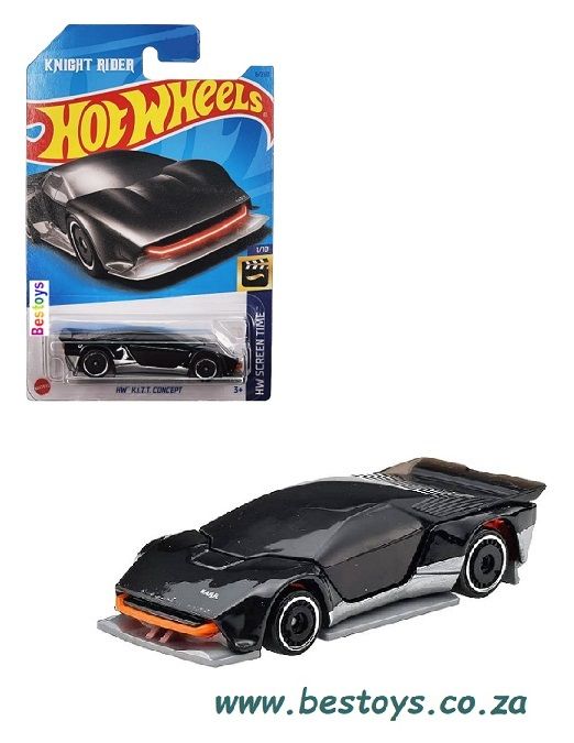 Hotwheels Hot Wheels Diecast Model Car 2022 6/250 KITT Concept Movie Film TV Screen Time 1/64 scale