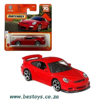 Matchbox Diecast Model Car 2023 87/100 Porsche 911 GT 3 GT3 70th Anniversary 1/64 scale