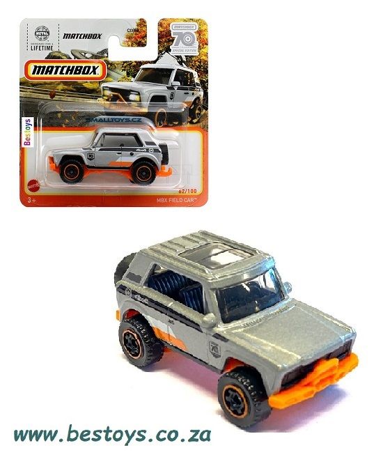 Matchbox Diecast Model Car 2023 62/100 MBX Field Car 70th Anniversary