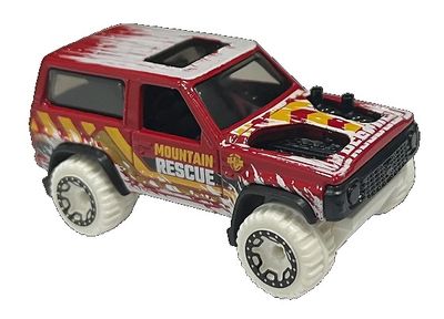 Hotwheels Hot Wheels Diecast Model Car 2024 34/250 Nissan Patrol Custom "Mountain Rescue" First Response 1/64 scale