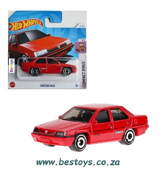 Hot Wheels Car 2024 41/250 Proton Saga Compact Kings