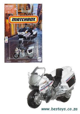 Matchbox Diecast Model Bike Motorcycle European Streets Series BMW R 1200 R1200 RT Police