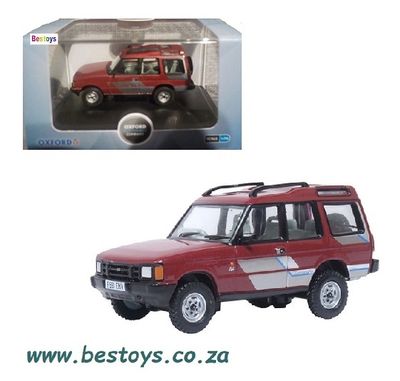 Oxford Diecast Model Car DS1001 Land Rover Discovery 1 1/76 OO railway scale