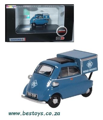 Oxford Diecast Model Car IS002 BMW Isetta RAC Roadside Assistance 1/76 OO railway scale