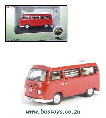 Oxford Diecast Model Car VW004 VW Volkswagen Kombi T 2 T2 Camper 1/76 OO railway scale