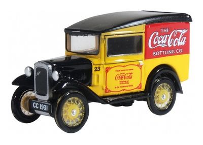 Oxford Diecast Model Car ASV006CC Austin 7 Van "Coca Cola" 1/76 OO railway scale