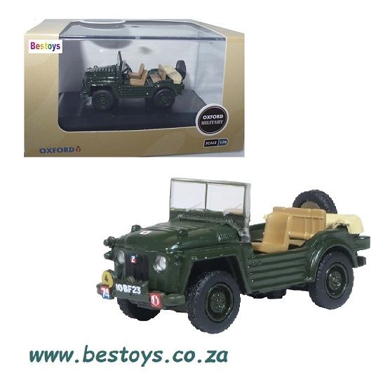 Oxford Diecast Model Car AC001 Austin Champ 4th RHAR 7th Army Germany 1957 Military 1/76 OO railway scale