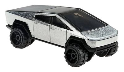 Hotwheels Hot Wheels Diecast Model Car 2022 49/250 Tesla Cybertruck Pickup Hot Trucks 1/64 scale