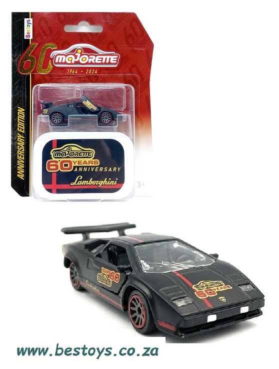 Majorette Anniversary Edition Lamborghini Countach LP 400 LP400 + collector tin 60th Anniversary