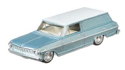 Hotwheels Hot Wheels Diecast Model Car Culture Fast Wagons Chevy Chevrolet Nova Panel 1964 1/64 scale