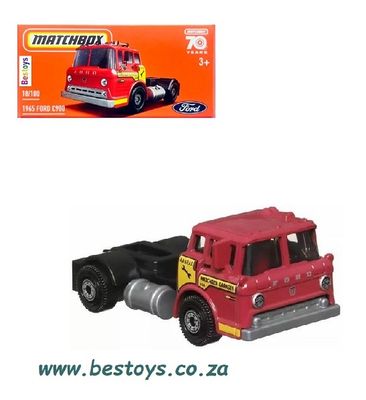 Matchbox Diecast Model Car Power Grab 2023 18/100 Ford C 900 C900 Truck 1965 70th Anniversary