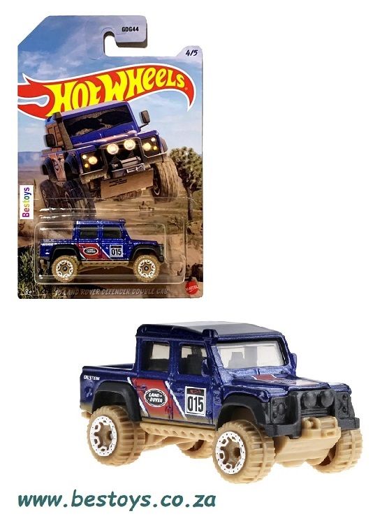 Hotwheels Hot Wheels Diecast Model Car Offroad Land Rover Defender Double Cab 2015 1/64 scale
