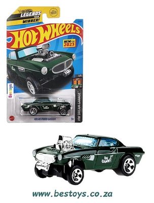 Hotwheels Hot Wheels Diecast Model Car First Edition 2023 1/250 Volvo P 1800 P1800 Gasser Dream Garage 1/64 scale