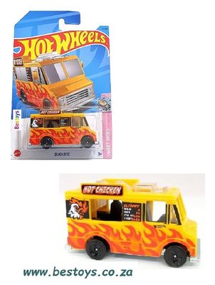 Hotwheels Hot Wheels Diecast Model Car 2022 31/250 Quick Bite Food Truck Sweet Rides