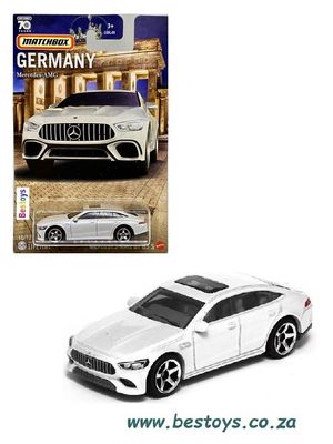 Matchbox Diecast Model Car Germany Series Mercedes Benz AMG GT 63 S 70th Anniversary 1/64 scale