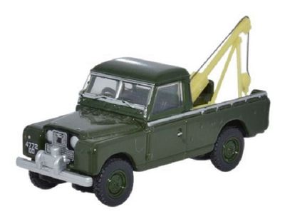 Oxford Diecast Model Car LAN2009 Land Rover Series II 2 Tow Truck Recovery 1/76 OO railway scale