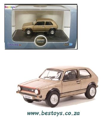 Oxford Diecast Model Car GF006 VW Volkswagen Golf Mk1 MK 1 GTi 1/76 OO railway scale