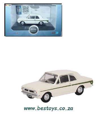 Oxford Diecast Model Car COR2008 Ford Cortina MK 2 MKII 1/76 OO railway scale