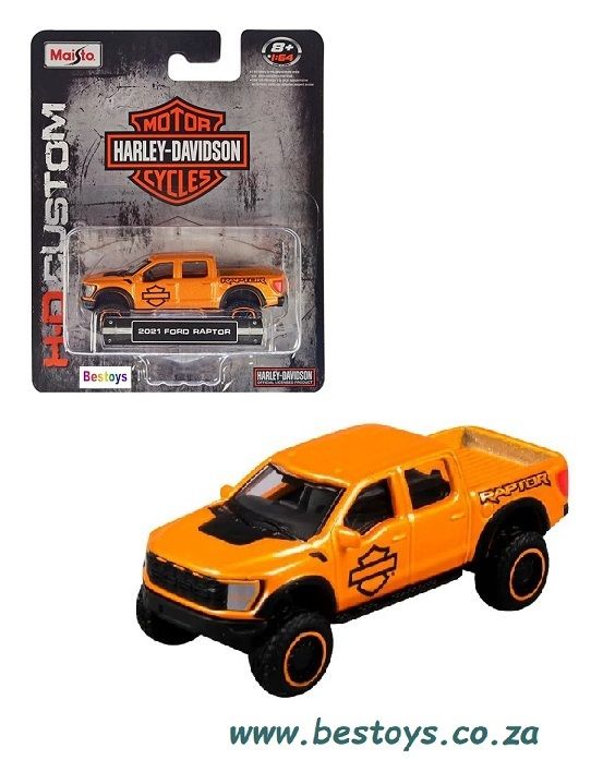 Maisto Harley Davidson Series Ford Raptor Pickup 2021 1/64 scale
