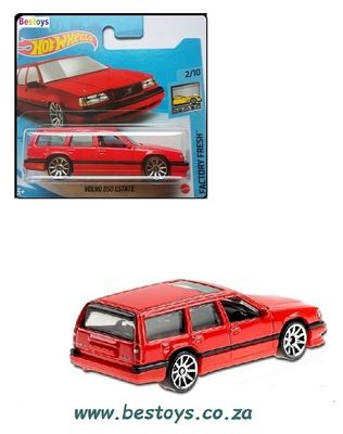 Hotwheels Hot Wheels Diecast Model Car 2021 43/250 Volvo 850 Estate Stationwagon 1/64 scale