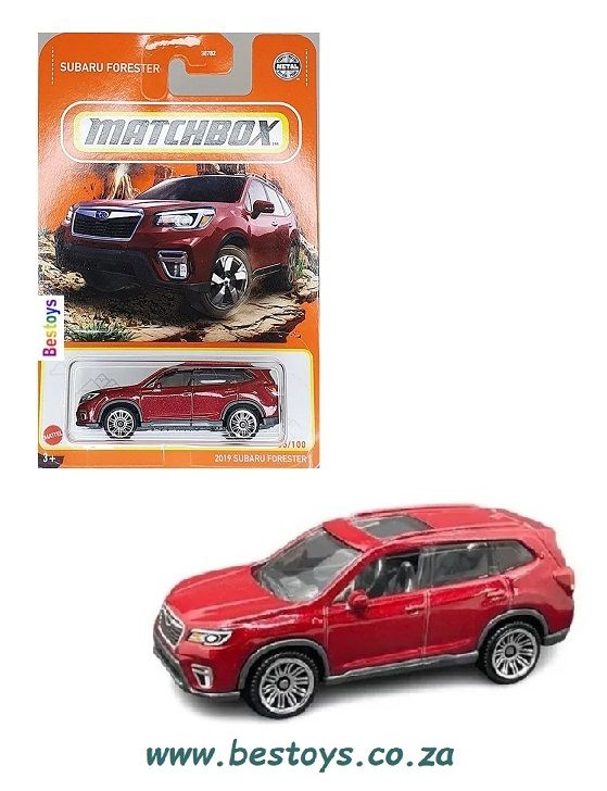 Matchbox Diecast Model Car 2022 55/100 Subaru Forester 2019 1/64 scale