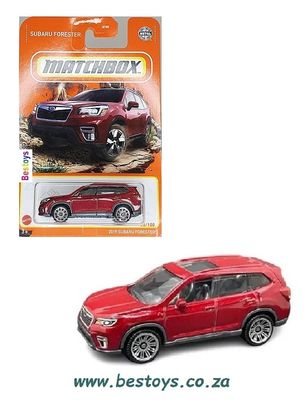 Matchbox Diecast Model Car 2022 55/100 Subaru Forester 2019 1/64 scale