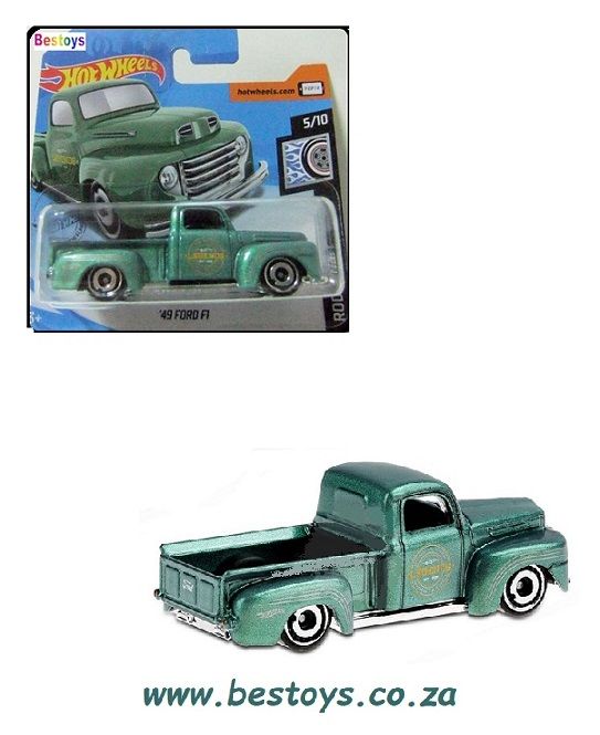 Hotwheels Hot Wheels Diecast Model Car 2020 120/250 Ford F 1 F1 Pickup 1949 Rod Squad 1/64 scale