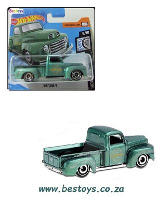 Hotwheels Hot Wheels Diecast Model Car 2020 120/250 Ford F 1 F1 Pickup 1949 Rod Squad 1/64 scale