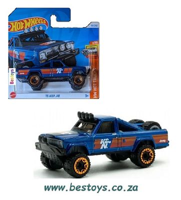 Hot Wheels Hotwheels 2024 91/250 Jeep J 10 J10 1973 &quot;K&amp;N&quot; Hot Trucks 1/64 scale