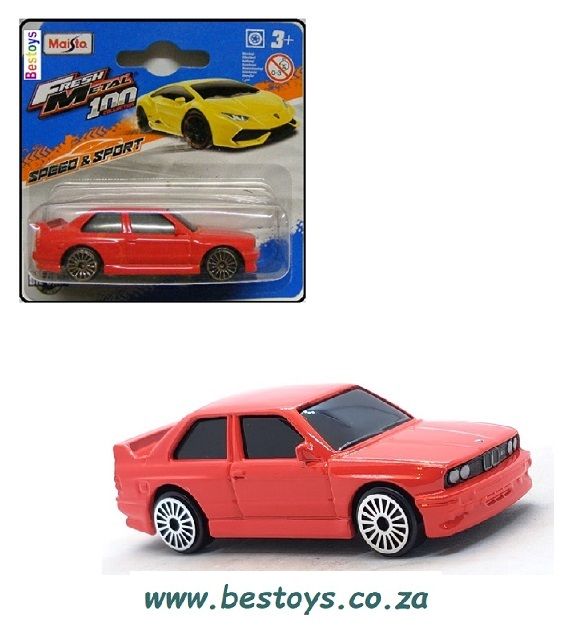 Maisto Model Car BMW 3 Series M 3 M3 E30 1988 1/64 scale