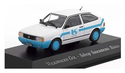 Diecast Model Car Brazilian Service Vehicle Collection VW Volkswagen Gol "Sabesp" Water Management 1/43 scale
