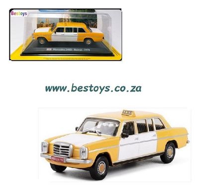 World Taxi Diecast Model Car Collection Mercedes Benz 240 D 240D Beirut 1970 1/43 scale