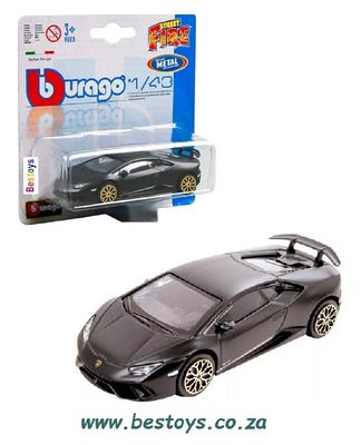 Burago Diecast Model Car Lamborghini Huracan Performante 1/43 scale