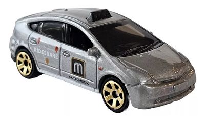Matchbox Diecast Model Car 2021 58/100 Toyota Prius Taxi 1/64 scale