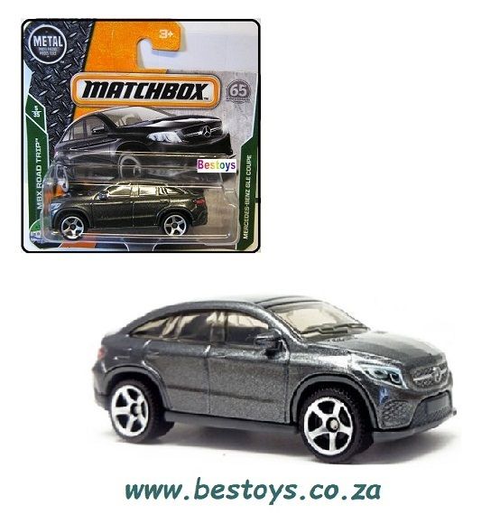 Matchbox Diecast Model Car 65th Anniv 2018 5/125 Mercedes Benz GLE Coupe Road Trip 1/64 scale