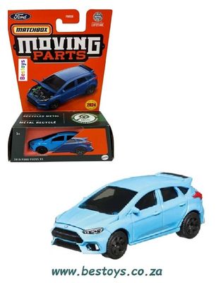 Matchbox Diecast Model Car Moving Parts 2024 Ford Focus RS 2018 1/64 scale