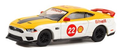 Greenlight Diecast Model Car Special Edition Ford Mustang Mach 1 2022 No 22 "Shell" 1/64 scale