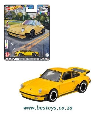 Hotwheels Hot Wheels Diecast Model Car Boulevard Porsche 911 Turbo 930 1/64 scale