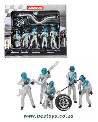 Carrera 20021133 Mechanics Pit Crew figures with accessories 1/32 scale