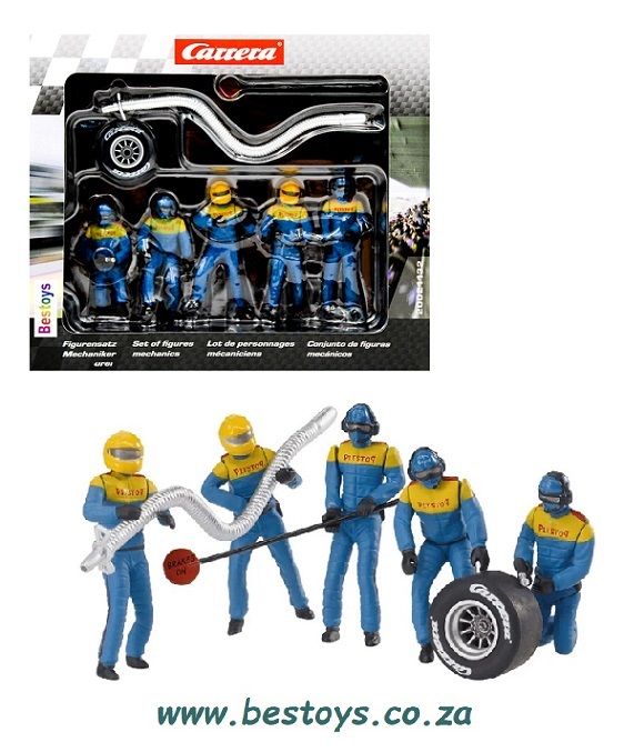 Carrera 20021132 Mechanics Pit Crew figures with accessories 1/32 scale