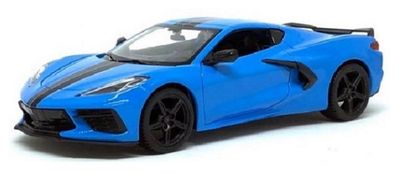 Maisto Diecast Model Car Power Racer Chevy Chevrolet Corvette Stingray Coupe 2020 1/41 scale