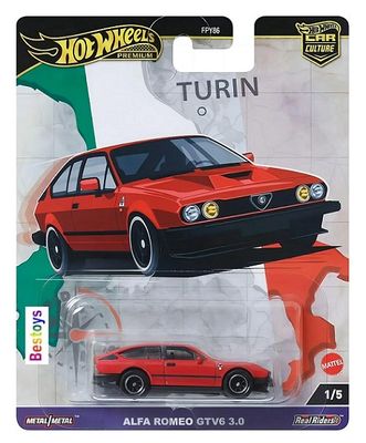 Hot Wheels Car Culture Set World Tour Audi S4 Toyota Supra VW Golf Alfa GTV6