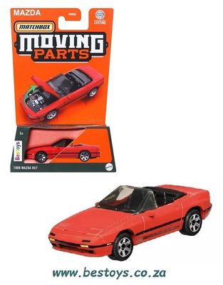 Matchbox Model Car Moving Parts 2024 Mazda RX 7 RX7 1988 1/64 scale