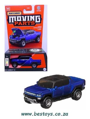 Matchbox Diecast Model Car Moving Parts 2024 GMC Hummer EV 1/64 scale