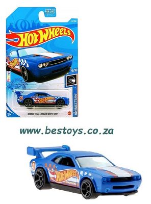 Hotwheels Hot Wheels Diecast Model Car 2021 241/250 Dodge Challenger Drift Car No 9 Race Team 1/64 scale