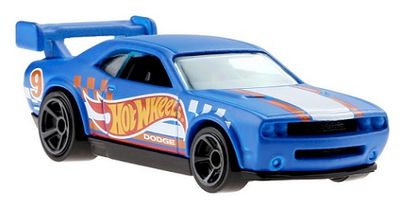 Hotwheels Hot Wheels Diecast Model Car 2021 241/250 Dodge Challenger Drift Car No 9 Race Team 1/64 scale