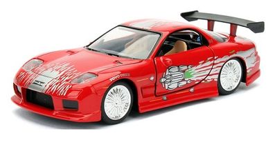 JADA Diecast Model Car 24037 Mazda RX7 RX 7 Dom Fast & Furious Movie Film TV 1/32 scale