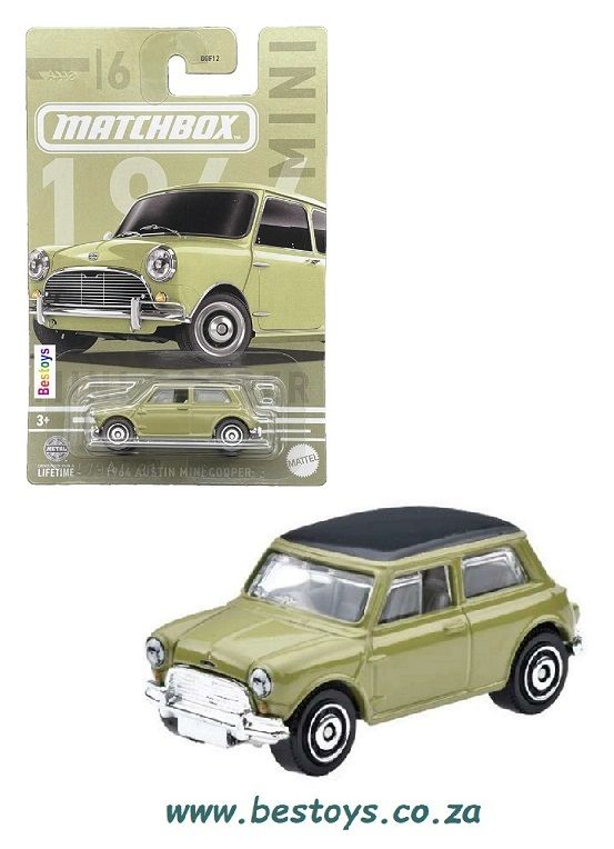 Matchbox Diecast Model Car Mini Series Austin Mini Cooper 1964 1/64 scale