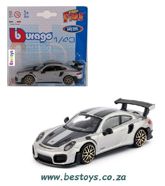 Burago Diecast Model Car Porsche 911 GT2 GT 2 RS 1/43 scale