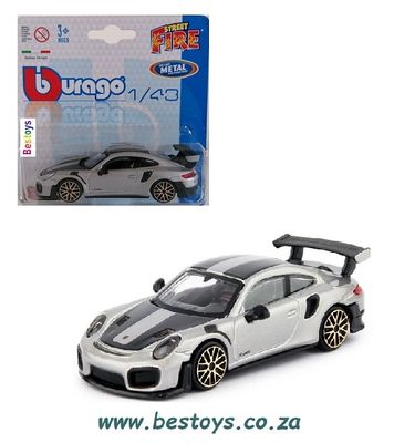 Burago Diecast Model Car Porsche 911 GT2 GT 2 RS 1/43 scale